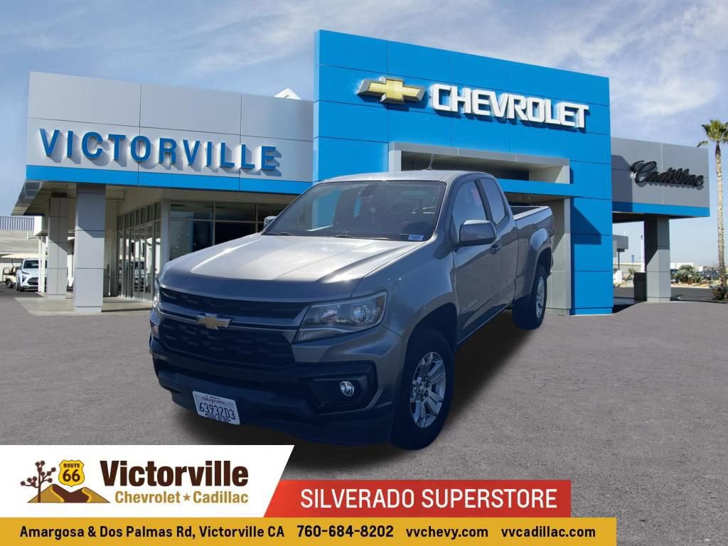 Used 2021 Chevrolet Colorado LT with VIN 1GCHSCEA1M1173753 for sale in Victorville, CA