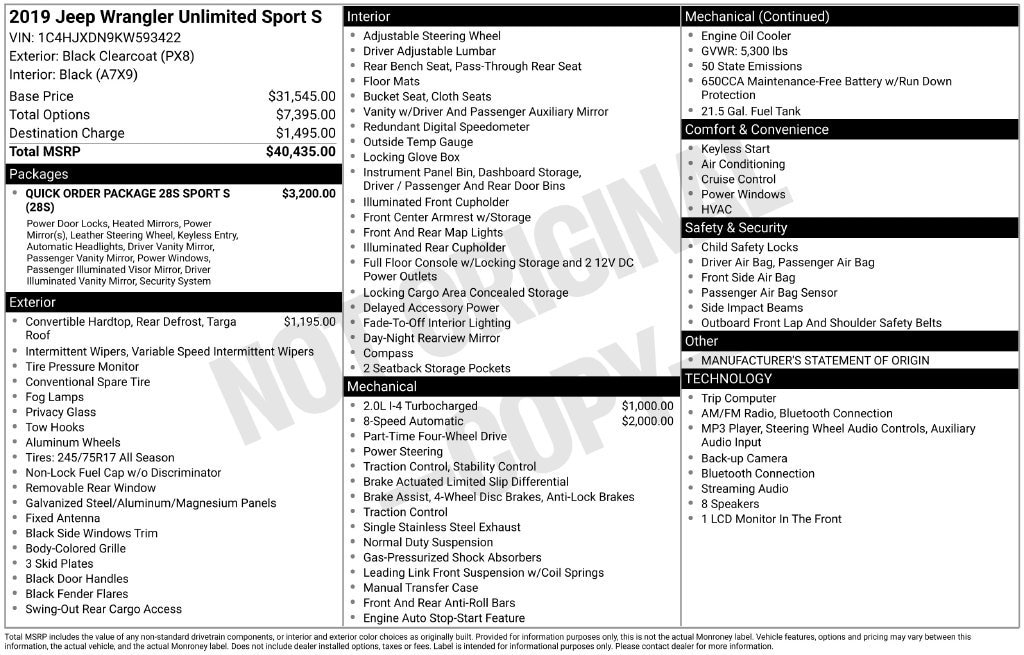 2019 Jeep Wrangler Unlimited Sport S - Photo 34
