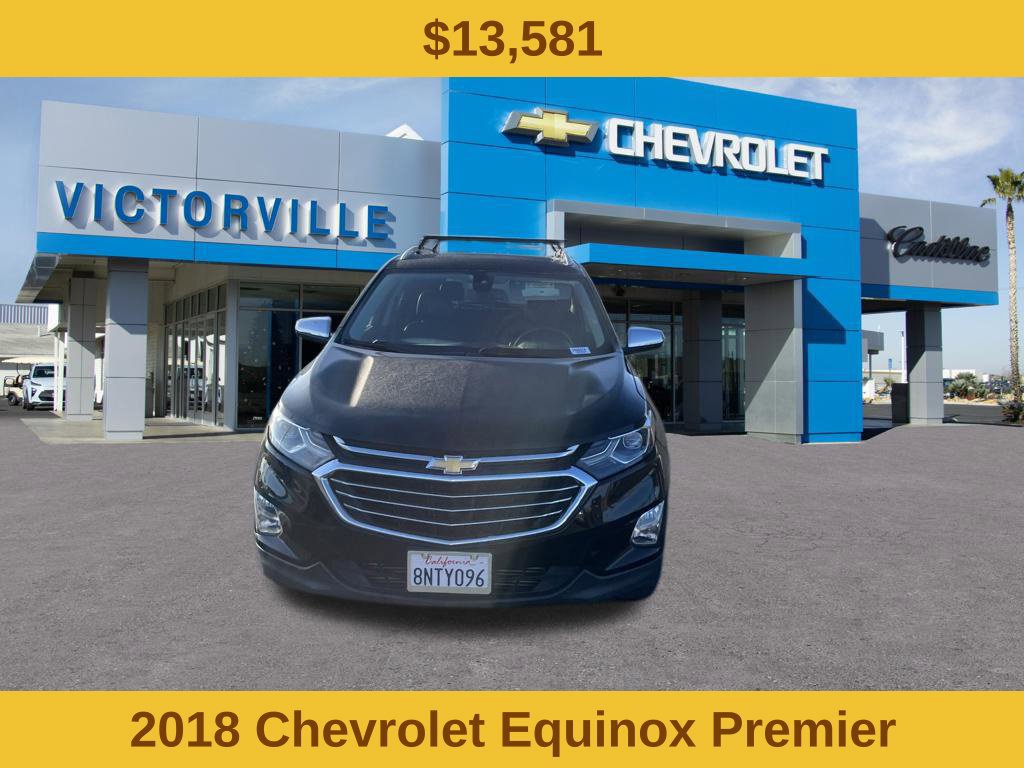 Used 2018 Chevrolet Equinox Premier with VIN 3GNAXXEU3JL319652 for sale in Glendale, CA
