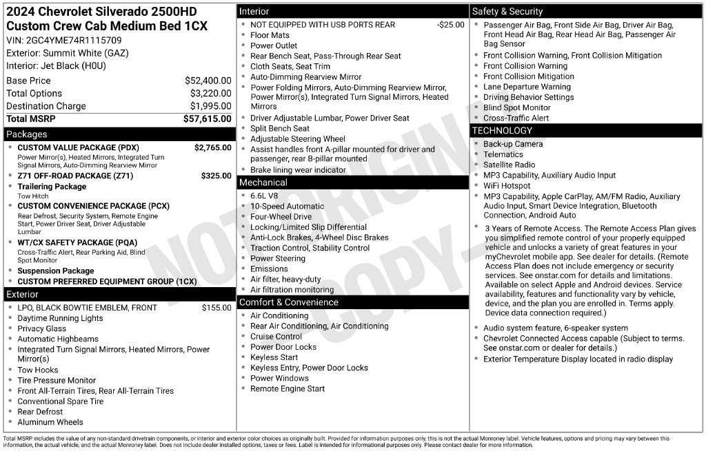 2024 Chevrolet Silverado 2500HD photo 4