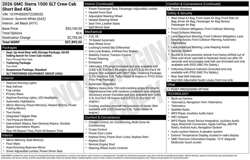 2026 GMC Sierra 1500 SLT - Photo 33