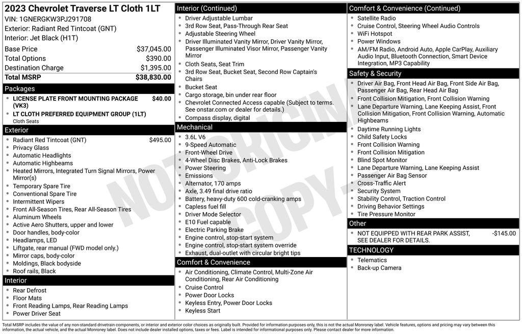 2023 Chevrolet Traverse 1LT - Photo 33