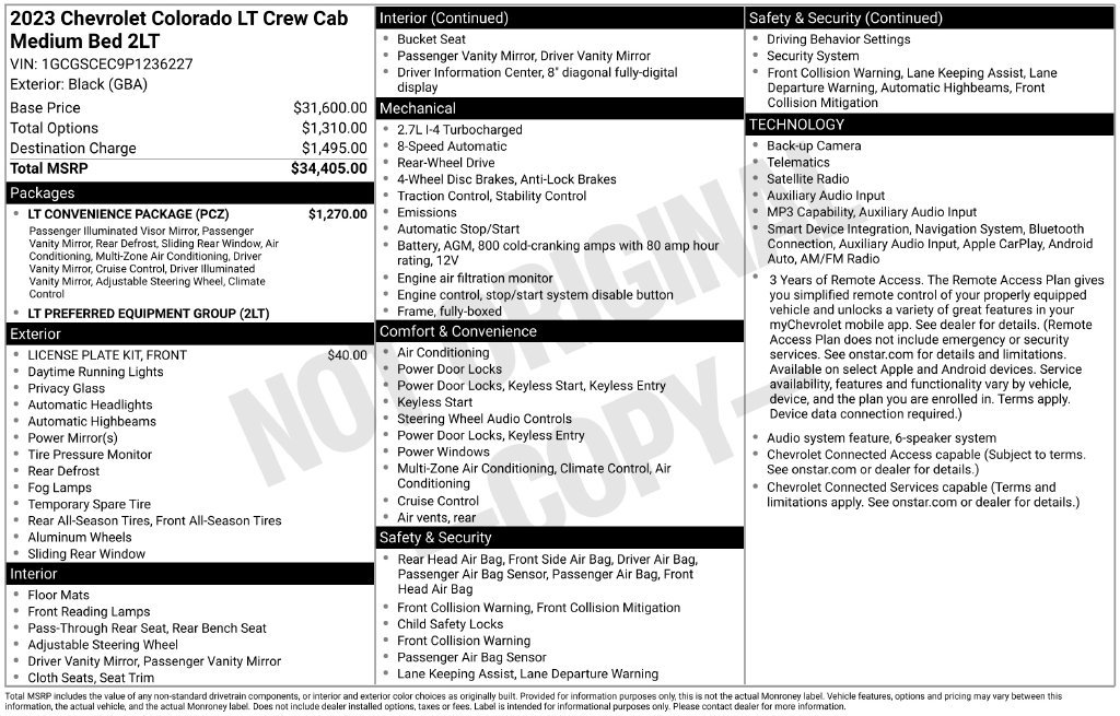 2023 Chevrolet Colorado LT - Photo 39