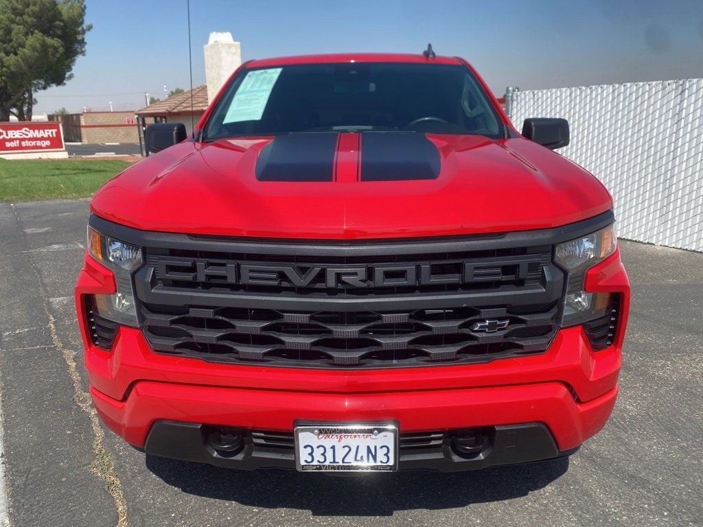 Used 2022 Chevrolet Silverado 1500 Custom with VIN 1GCPABEK3NZ516633 for sale in Victorville, CA