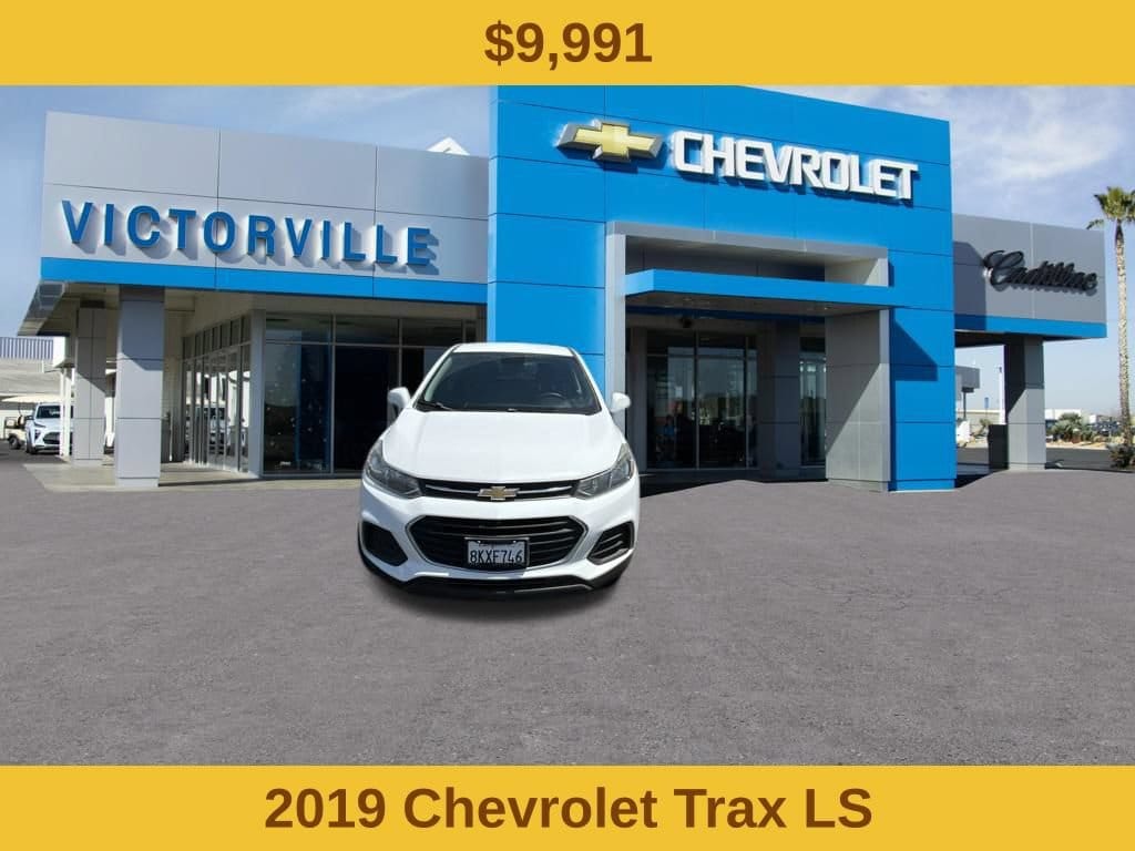 Used 2019 Chevrolet Trax LS with VIN 3GNCJNSB9KL377221 for sale in Victorville, CA