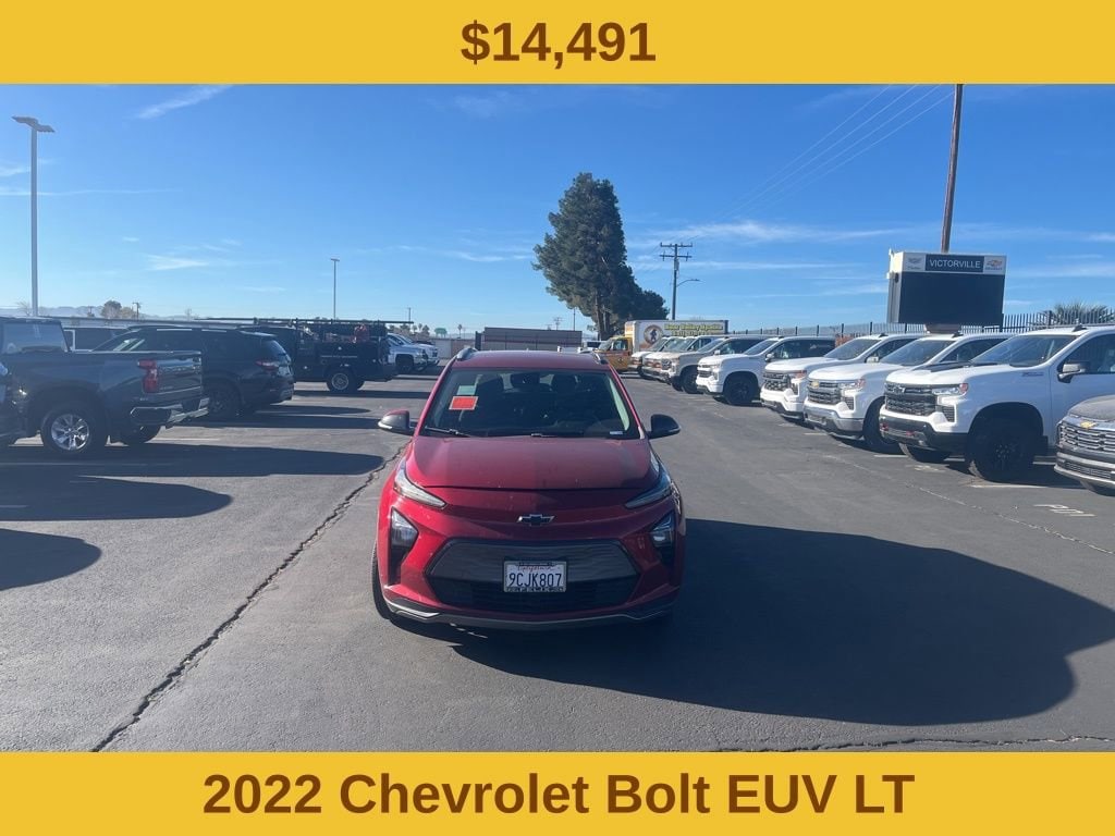Used 2022 Chevrolet Bolt EUV LT with VIN 1G1FY6S05N4127368 for sale in Victorville, CA