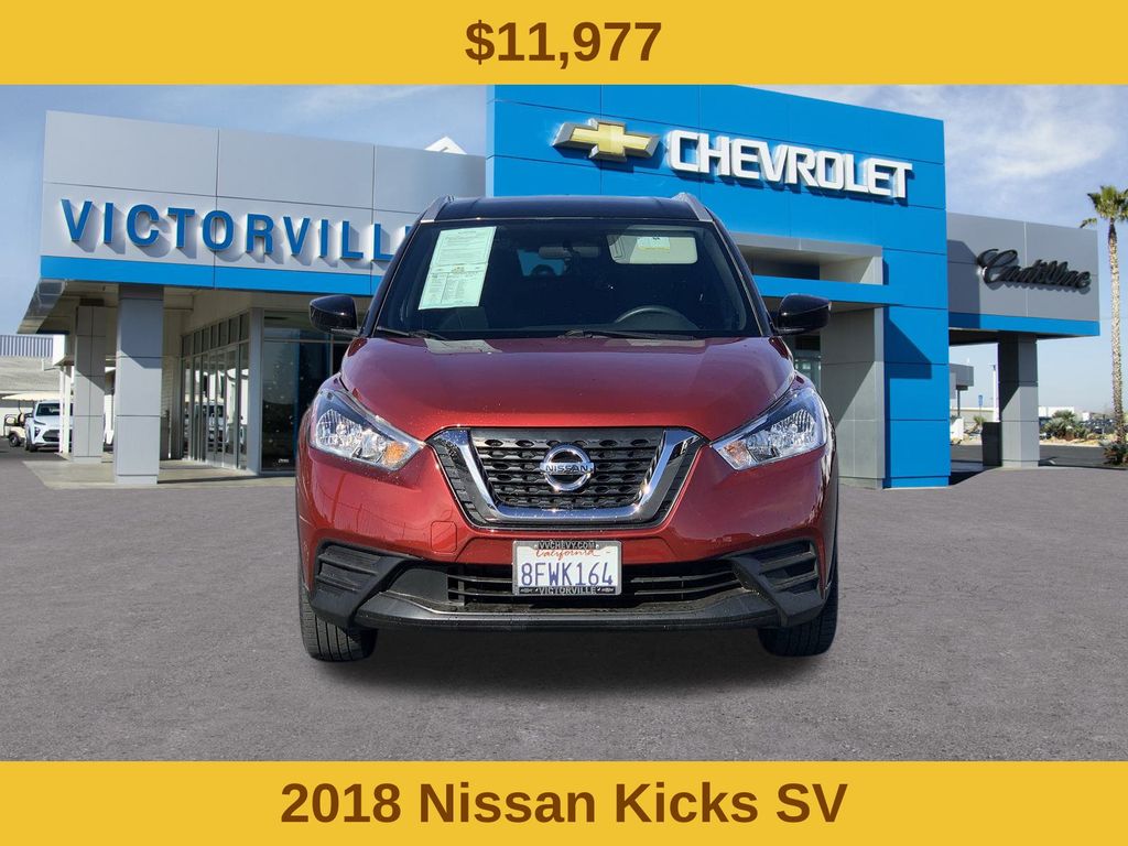Used 2018 Nissan Kicks SV with VIN 3N1CP5CU4JL538308 for sale in Victorville, CA