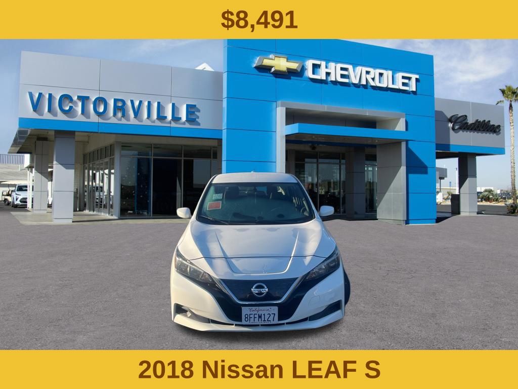 Used 2018 Nissan LEAF S with VIN 1N4AZ1CP5JC312006 for sale in Victorville, CA
