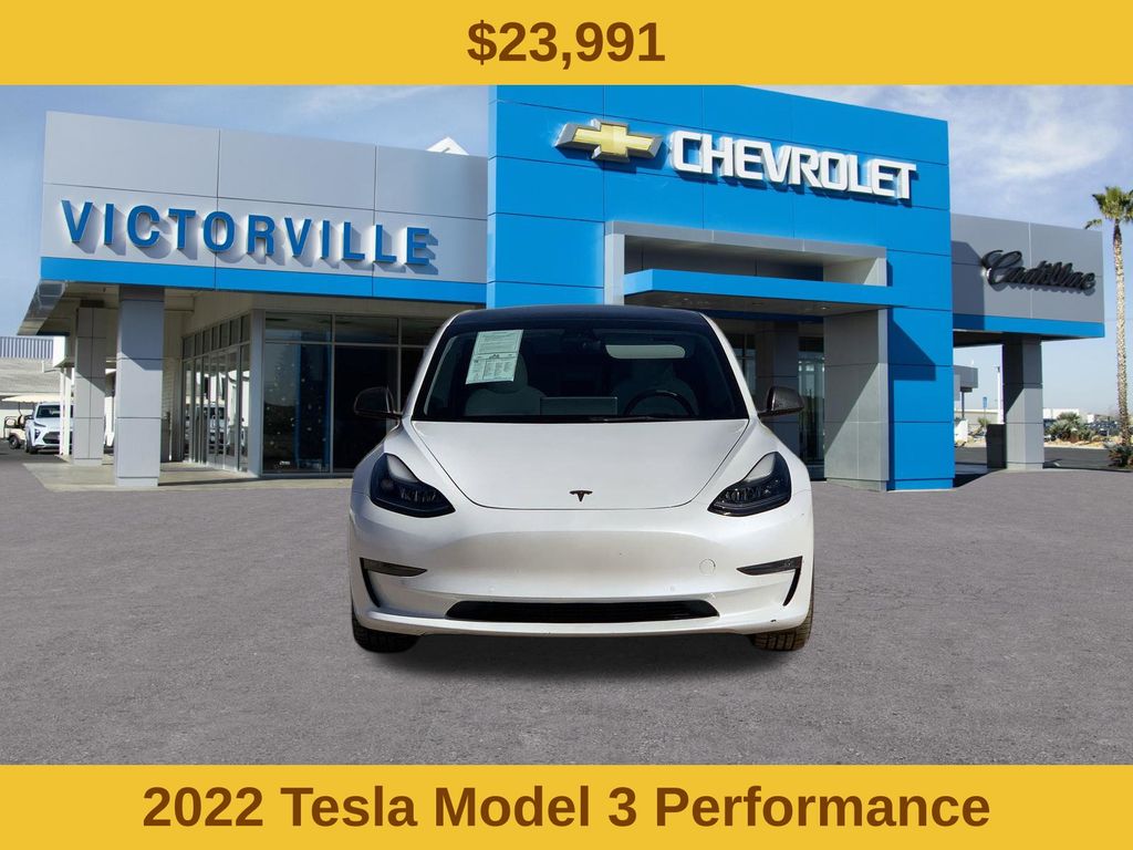 Used 2022 Tesla Model 3 Performance with VIN 5YJ3E1ECXNF106875 for sale in Victorville, CA