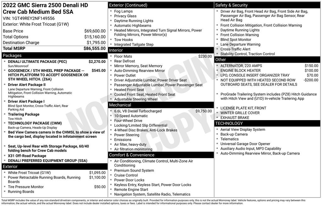 Used 2022 GMC Sierra 2500HD Denali Truck