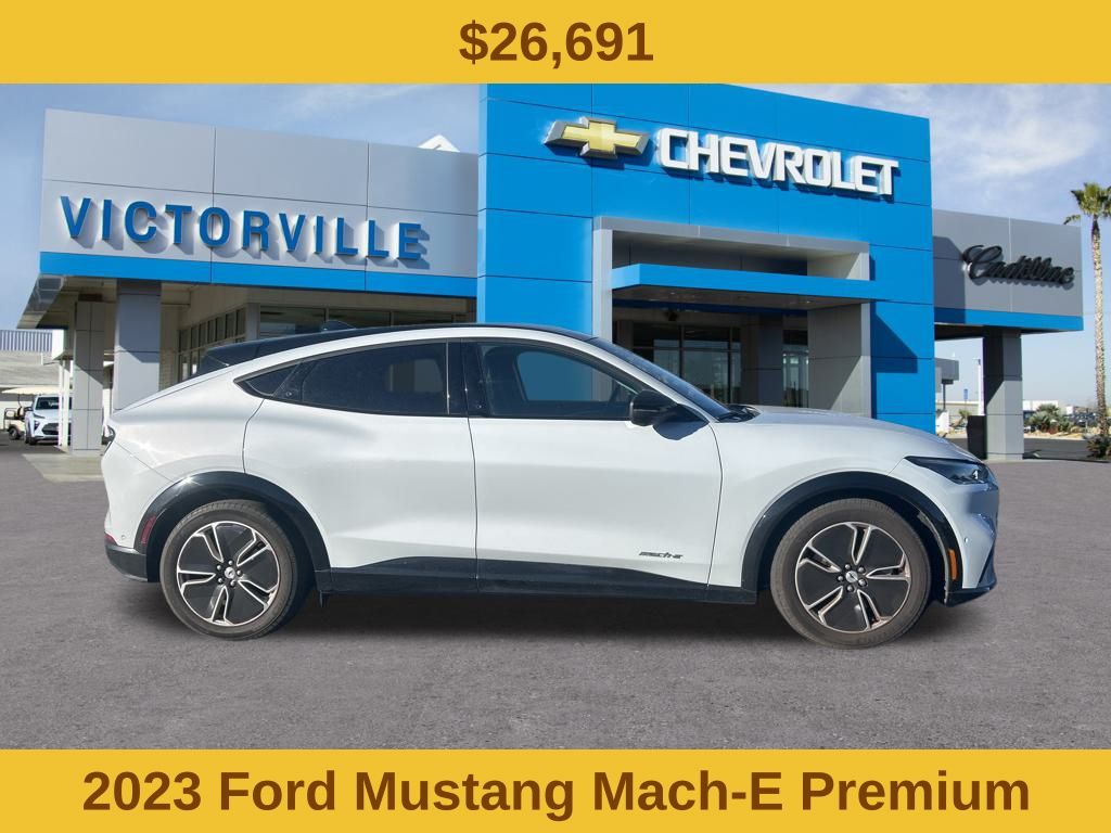 Used 2023 Ford Mustang Mach-E Premium RWD with VIN 3FMTK3R44PMA93154 for sale in Victorville, CA