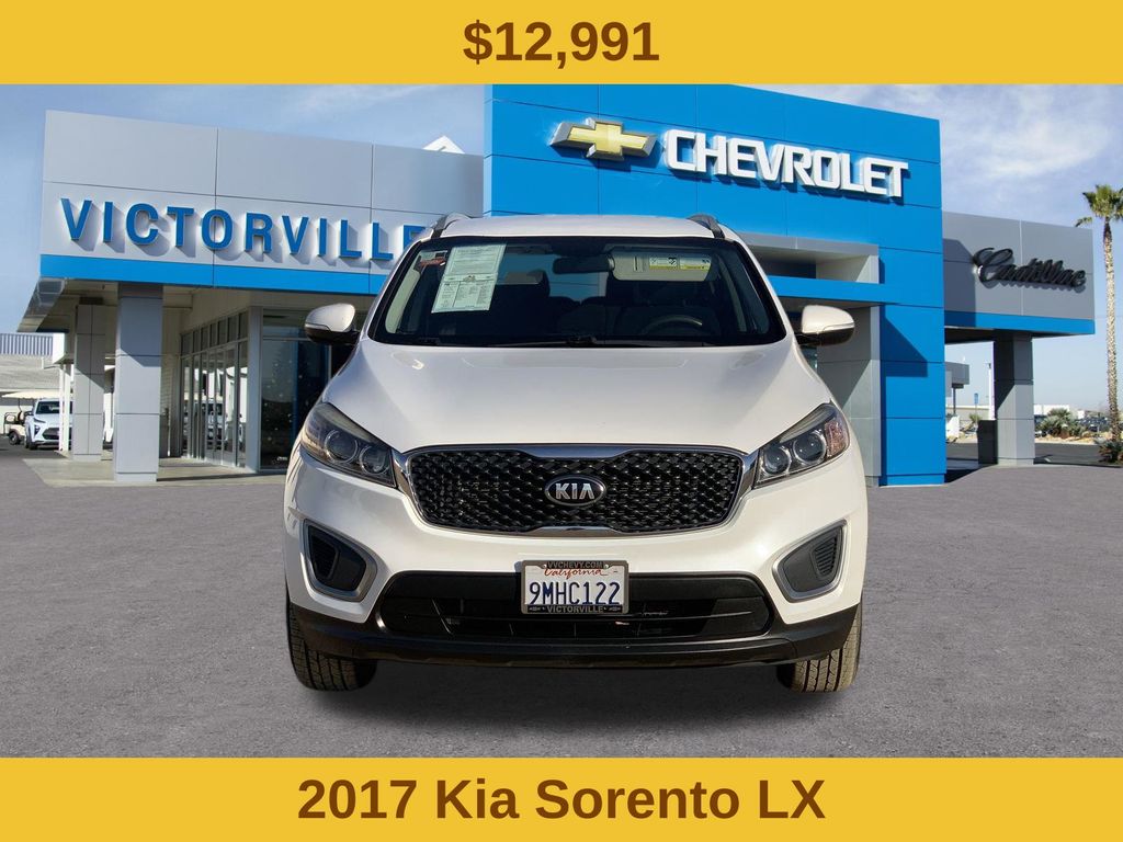 Used 2017 Kia Sorento LX with VIN 5XYPG4A56HG207011 for sale in Victorville, CA