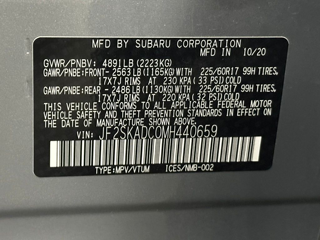 2021 Subaru Forester Base - Photo 34