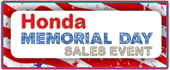 Memorial Day Sales Event