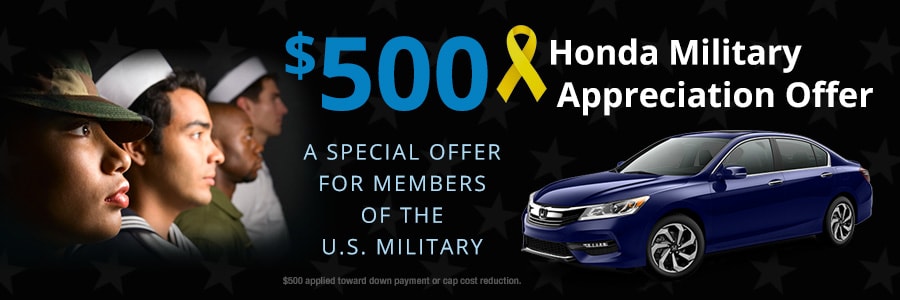 Honda Military Discount near Boston MA