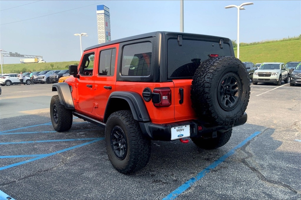 Used 2023 Jeep Wrangler 4-Door Rubicon with VIN 1C4JJXFG6PW635407 for sale in Kansas City