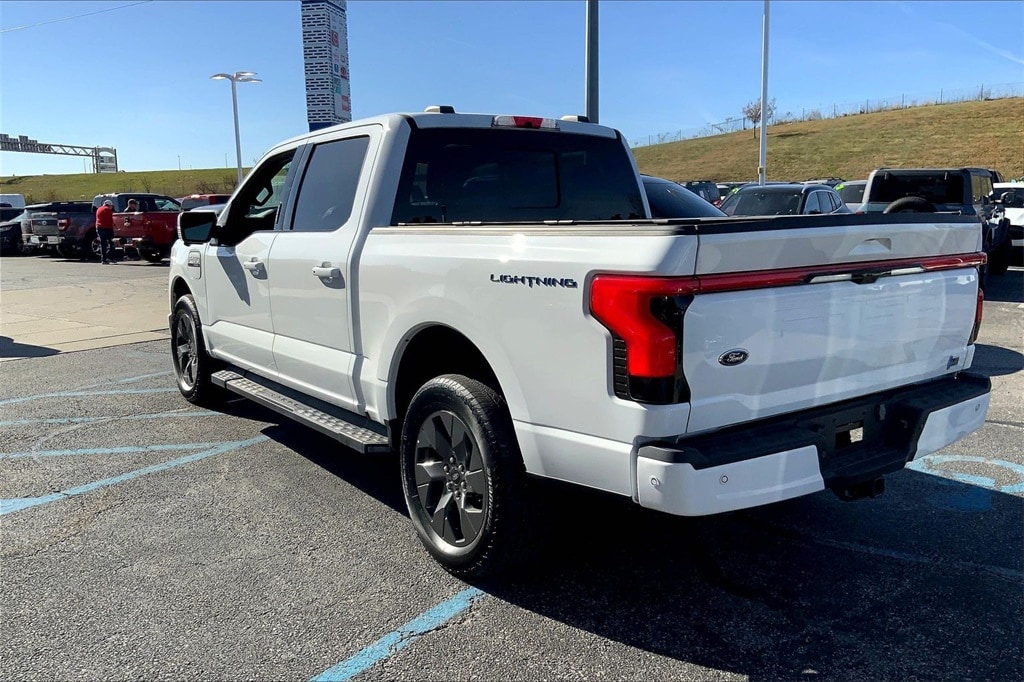 Used 2023 Ford F-150 Lightning Lariat with VIN 1FTVW1EV0PWG27741 for sale in Kansas City, KS