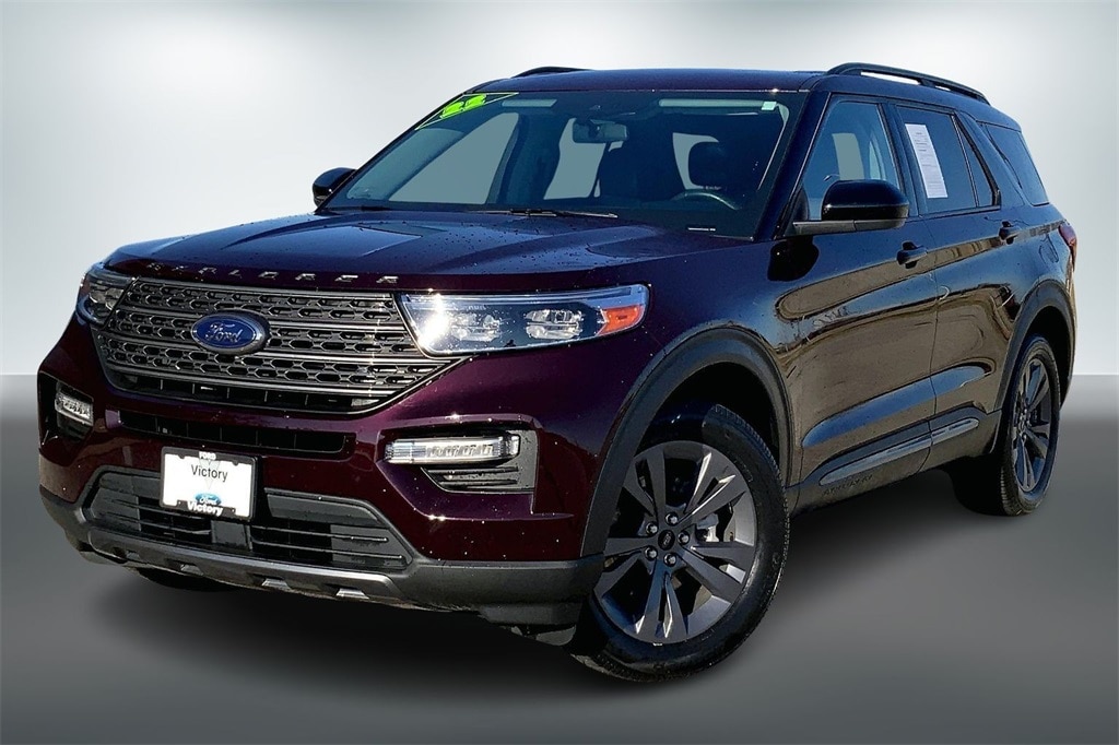 Used 2022 Ford Explorer XLT with VIN 1FMSK8DH6NGC40598 for sale in Kansas City