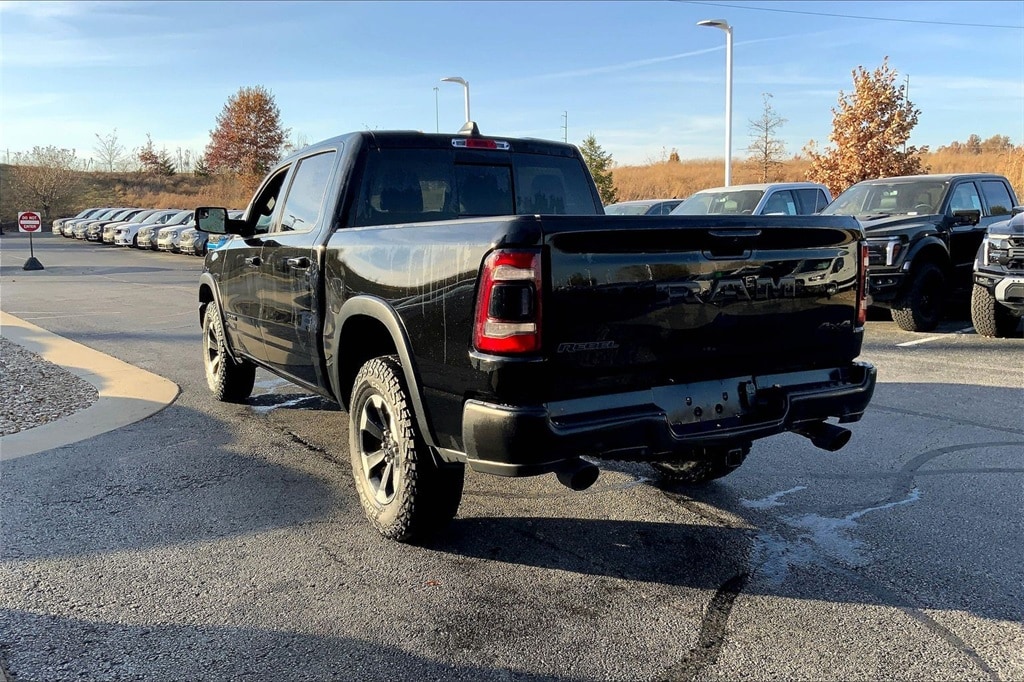 Used 2021 RAM Ram 1500 Pickup Rebel with VIN 1C6SRFLT7MN617676 for sale in Kansas City