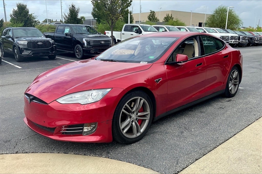 Used 2014 Tesla Model S S with VIN 5YJSA1H18EFP33981 for sale in Kansas City