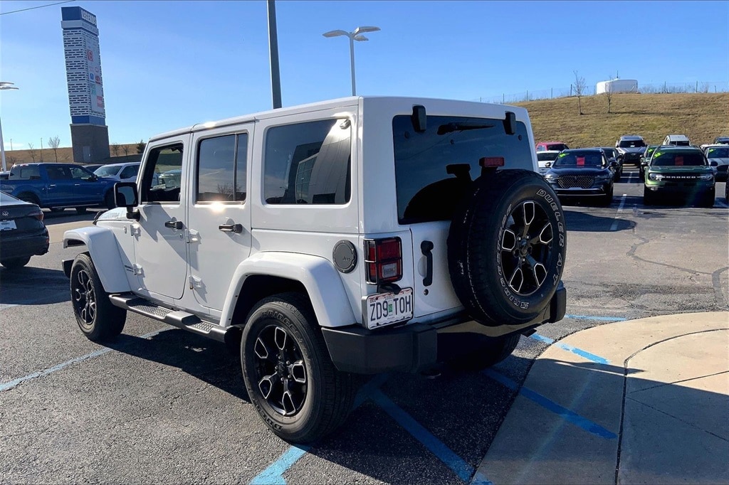 Used 2017 Jeep Wrangler Unlimited Smoky Mountain with VIN 1C4BJWEG1HL647628 for sale in Kansas City