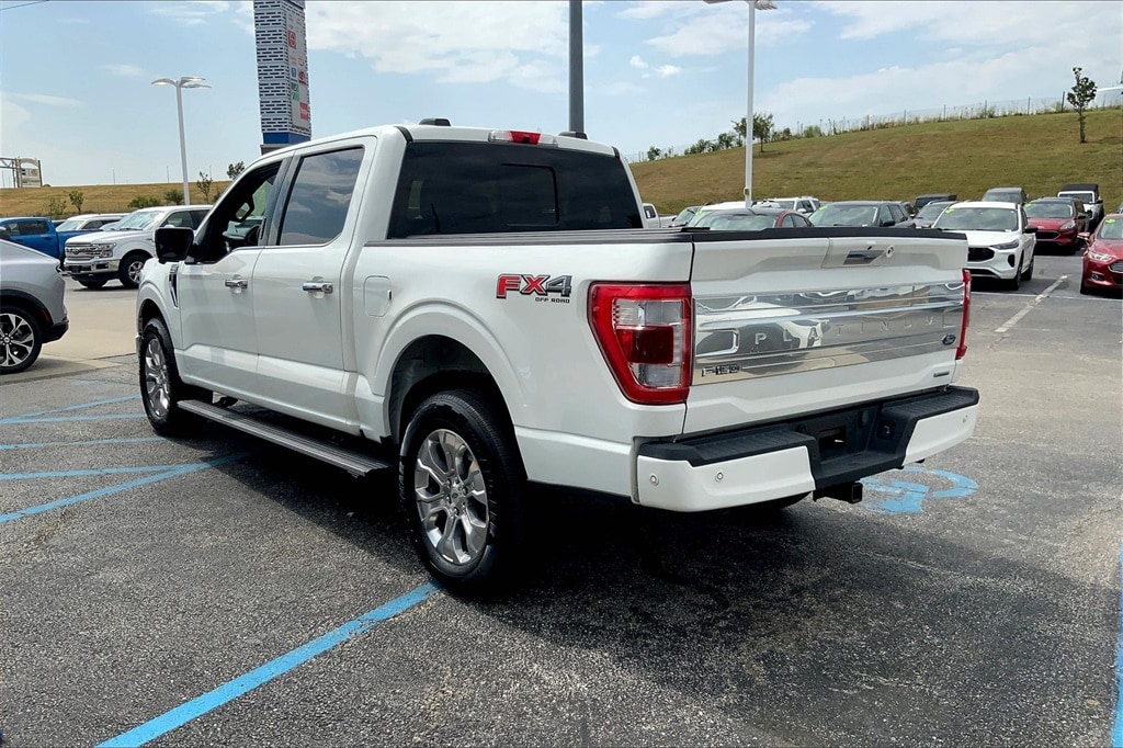 Used 2022 Ford F-150 Platinum with VIN 1FTFW1E82NFB08038 for sale in Kansas City