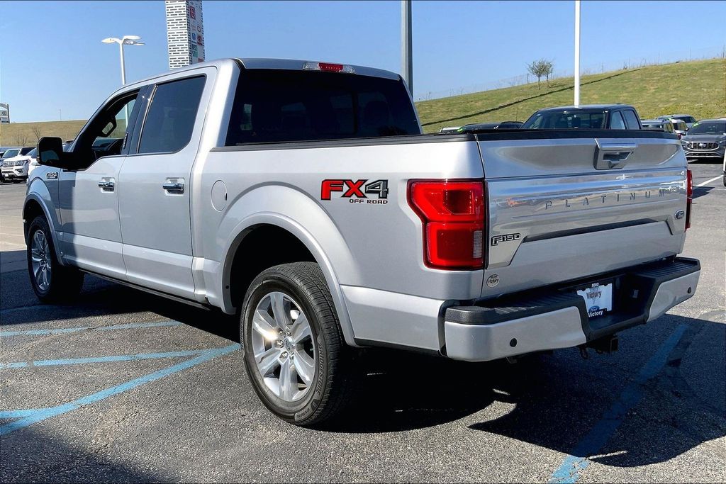 Used 2018 Ford F-150 Platinum with VIN 1FTEW1E57JFD96134 for sale in Kansas City