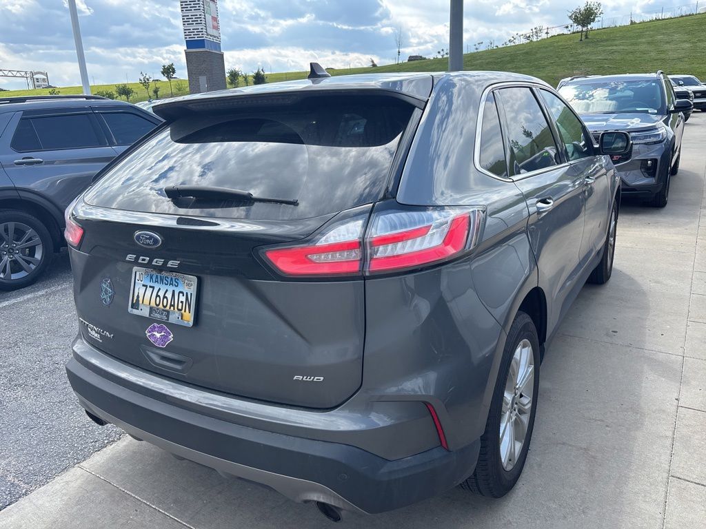Used 2022 Ford Edge Titanium with VIN 2FMPK4K95NBB03850 for sale in Kansas City