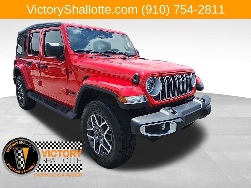 New 2025 Jeep Wrangler 4-DOOR SAHARA Sport Utility