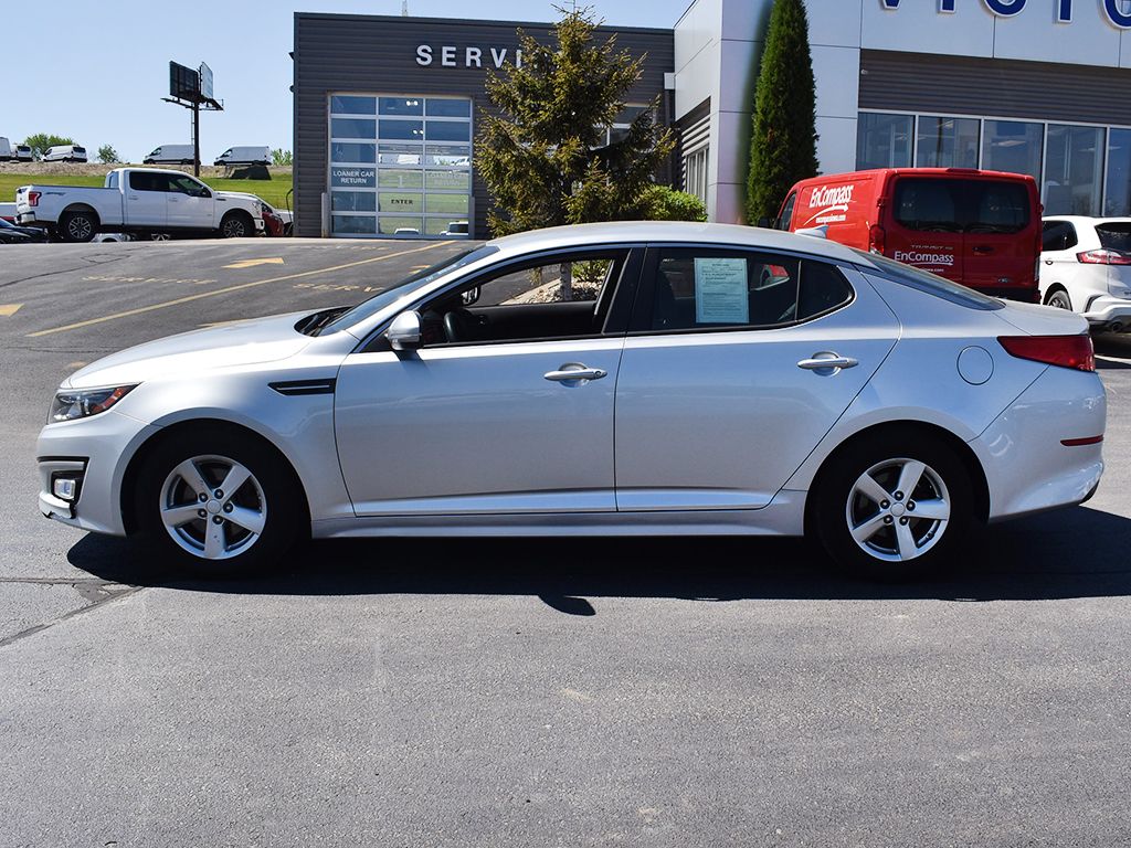 Used 2015 Kia Optima LX with VIN 5XXGM4A72FG479972 for sale in Dyersville, IA