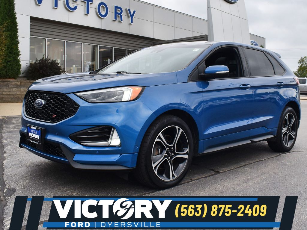 Used 2019 Ford Edge ST with VIN 2FMPK4AP4KBB86084 for sale in Dyersville, IA