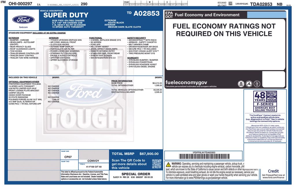2026 Ford F-600 Super Duty Chassis Cab XLT - Photo 10