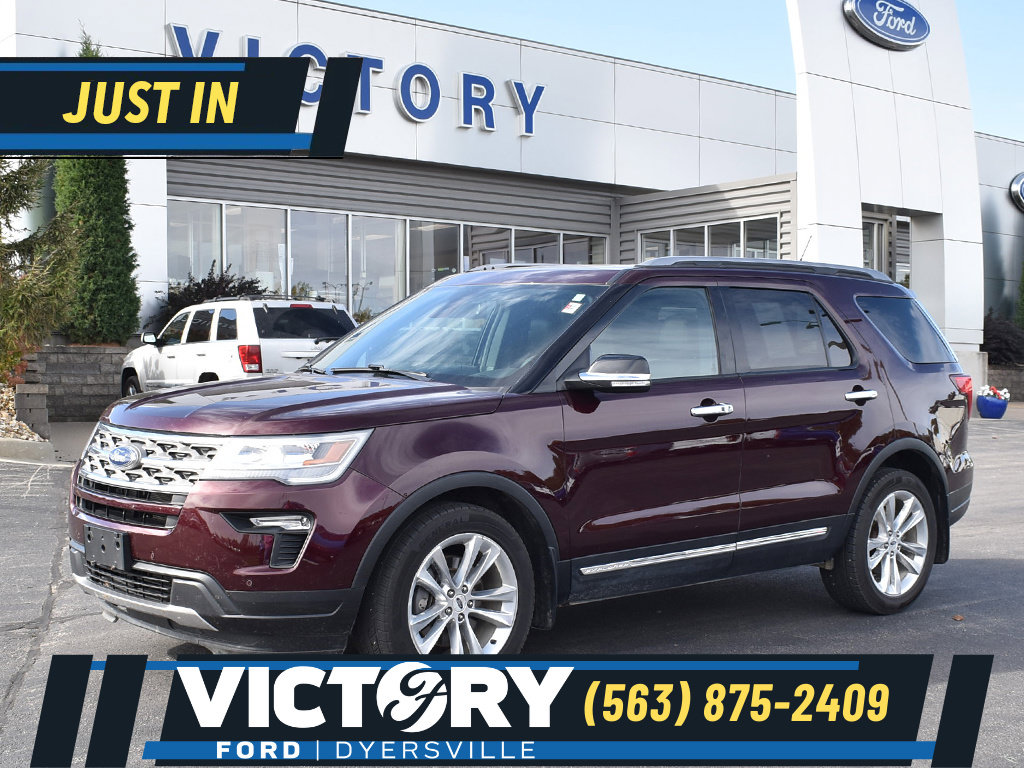 Used 2018 Ford Explorer XLT with VIN 1FM5K8D86JGA35824 for sale in Dyersville, IA