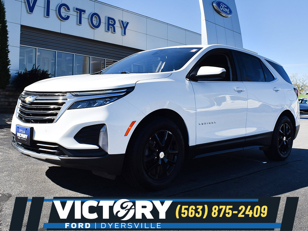 Used 2023 Chevrolet Equinox LT with VIN 3GNAXKEGXPS147132 for sale in Dyersville, IA