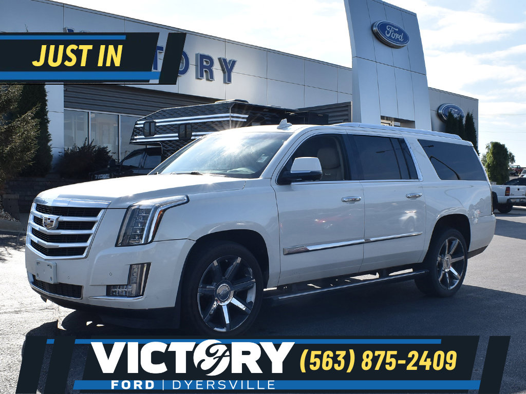 Used 2015 Cadillac Escalade ESV Premium with VIN 1GYS4TKJ5FR580137 for sale in Dyersville, IA