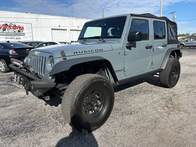 Used 2015 Jeep Wrangler Unlimited Rubicon with VIN 1C4BJWFG3FL660943 for sale in Carlinville, IL