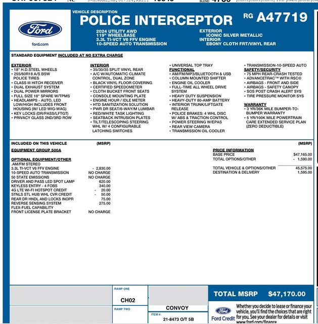2024 Ford Explorer Utility Police Interceptor - Photo 9