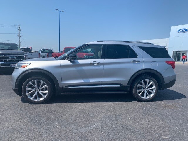 Used 2021 Ford Explorer Platinum with VIN 1FM5K8HC2MGB32103 for sale in Litchfield, IL