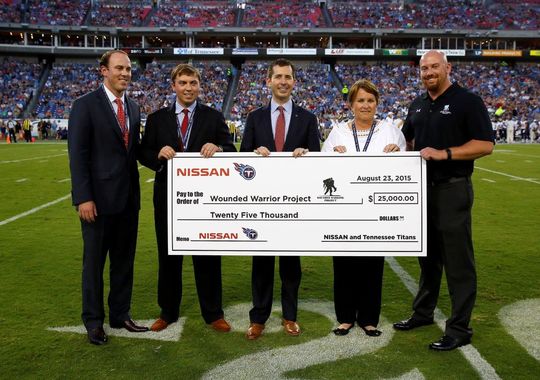 Nissan & Tennessee Titans honor wounded veterans New Nissan Titan dealer near Nashville TN