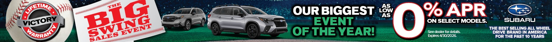 Subaru finance specials