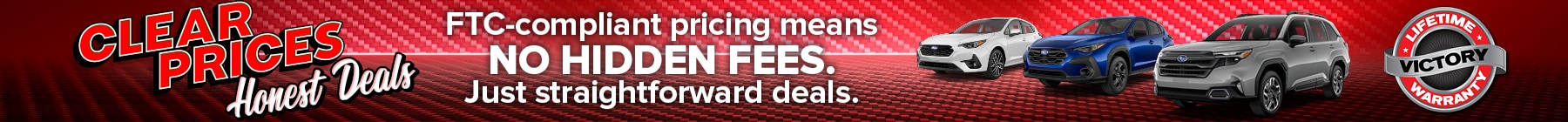 Subaru finance specials