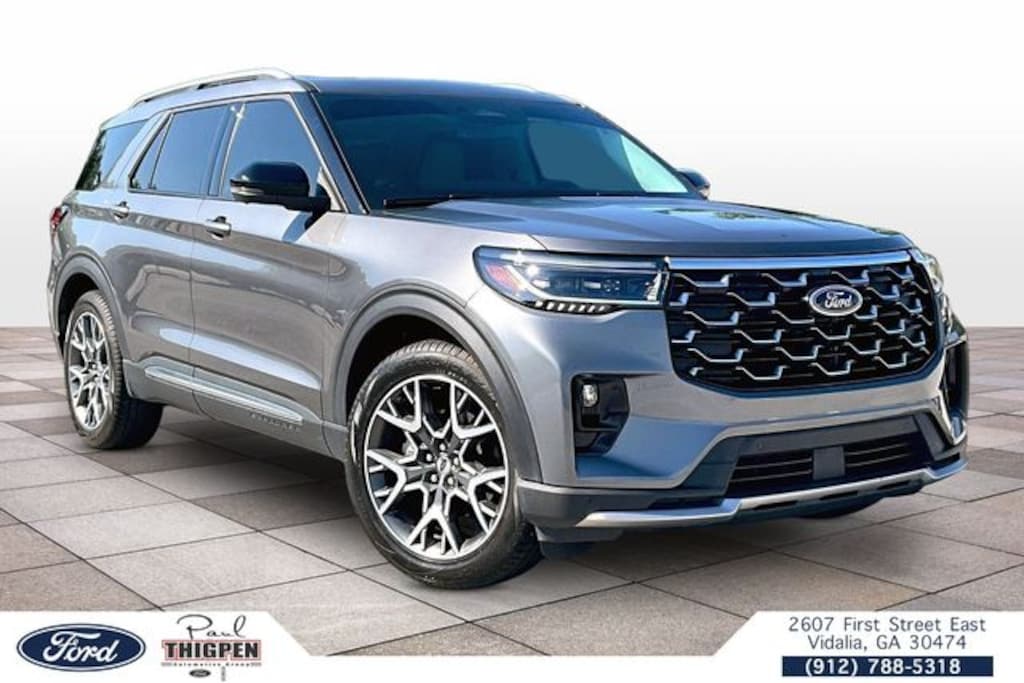 Certified 2025 Ford Explorer Platinum SUV