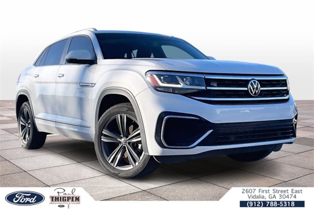Certified 2021 Volkswagen Atlas Cross Sport 3.6L V6 SE w/Technology R-Line SUV