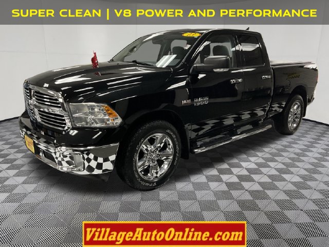Black Clearcoat 2013 RAM 1500 Pickup Truck Four-Wheel Drive 6-Speed Automatic
