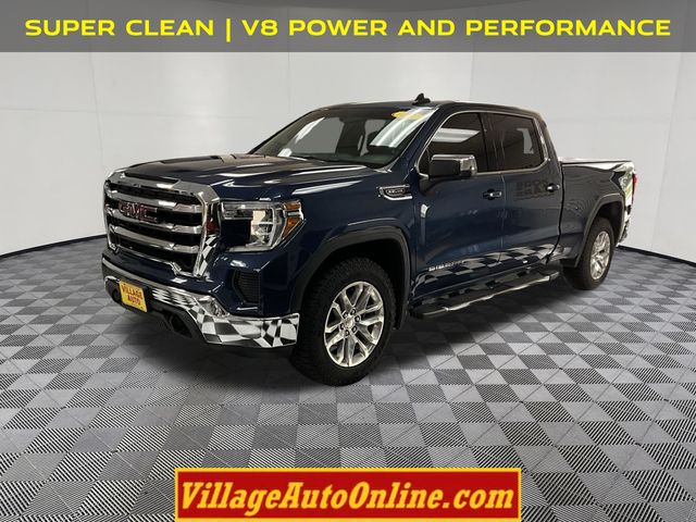 Blue 2019 GMC Sierra 1500 Pickup Truck Four-Wheel Drive 8-Speed Automatic