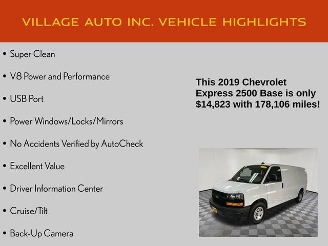 2019 Chevrolet Express Cargo Work Van - Photo 7