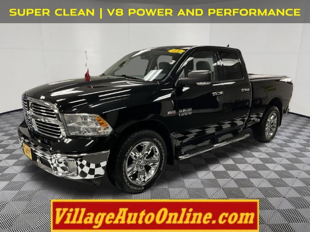 Black Clearcoat 2013 RAM 1500 Pickup Truck Four-Wheel Drive 6-Speed Automatic