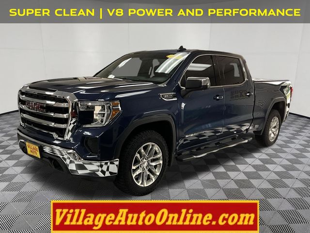 Blue 2019 GMC Sierra 1500 Pickup Truck Four-Wheel Drive 8-Speed Automatic