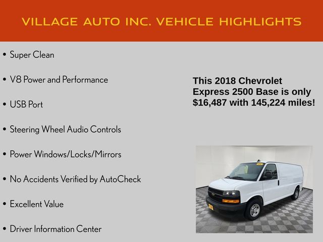 2018 Chevrolet Express Cargo Work Van - Photo 7