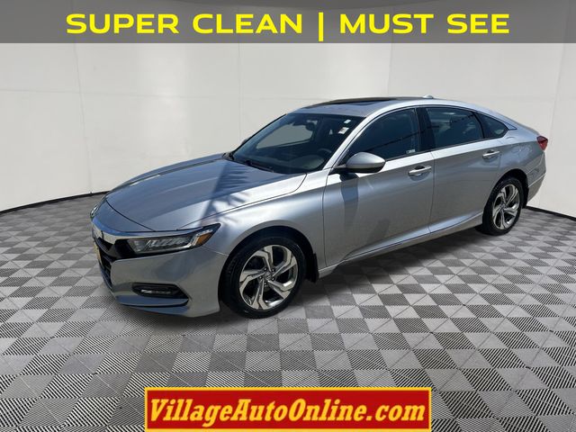 Silver 2018 Honda Accord Sedan Front-Wheel Drive Continuously Variable Transmission